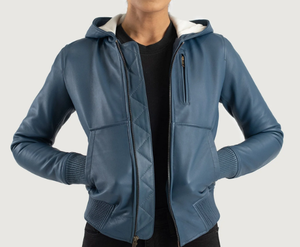 Latest Design 2025 Women Leather Fashion Jackets Hot Sale Women Custom Leather Fashion Jackets - Product Image 1