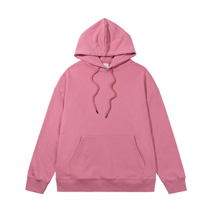 Sudaderas con capucha en blanco de gran tamaño para mujer Pullover estilo Drop Shoulder Impresión de logotipo personalizado disponible Servicio OEM - Product Image 3