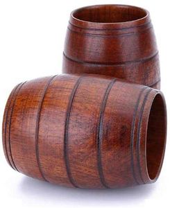 Chope à bière en bois écologique, design isolé pour un goût amélioré, cadeau de mariage, sac, plusieurs tailles, étanche, personnalisable - Product Image 1