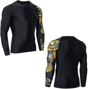 Camiseta de Compresión Personalizada de Manga Larga para Entrenamiento de MMA y BJJ - Product Image 6