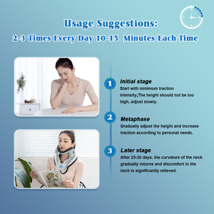 ปลอกคอทางการแพทย์ Alphay JQAH-8 ระบายอากาศได้ สำหรับบรรเทาอาการเส้นประสาทถูกกดทับ อุปกรณ์ดึงคอเพื่อการรักษาทางออร์โธปิดิกส์ - Product Image 3