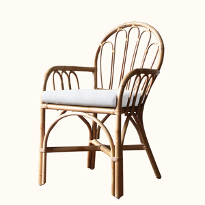 Silla de comedor rústica hecha a mano de alta calidad, Material de ratán Natural, precio saludable directamente de Vietnam - Product Image 2