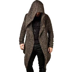 Fashion Sleeves <b>Men</b> Fitness Winter Outerwear Blank Hoody Customized Acid Washed Fit Outerwear Causal Elongated <b>Hooded</b> Breathable - Product Image 2