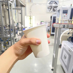 Vasos de Papel Desechables de Doble Pared Ecológicos Green Nest para Bebidas Calientes/Frías, Diseño de Logotipo Personalizado, Impresión Flexográfica - Product Image 1