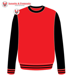 เสื้อสเวตเชิ้ตคอกลมโอเวอร์ไซส์แบบกำหนดเอง กลุ่มนักเรียนหญิงเดลต้า ซิกมา คุณภาพสูง เสื้อสเวตเชิ้ตคอกลมแบบกรีก ผ้าฟลีซลายพิมพ์ - Product Image 1