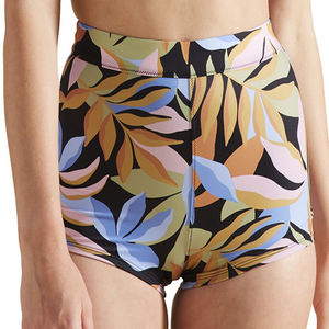 Short de bain athlétique taille haute pour femme Plus XS Yoga Short décontracté respirant jean lavé avec décoration de logo - Product Image 4