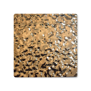 Tôles ondulées en acier inoxydable <span class=keywords><strong>304</strong></span> 316 de différentes couleurs pour la décoration architecturale haut de gamme - Product Image 1