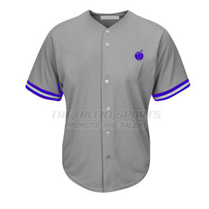 Customized Logo Breathable High Quality <b>Light</b> Weight Baseball Uniform Oversized <b>Cheap</b> Price for Men - Product Image 4