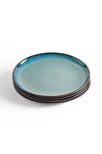 Plato de Cena de Cerámica Azul Marino, Hecho a Mano, con Textura Glaseada, Construcción Duradera, Elección Elegante para Mesas de Comedor Contemporáneas - Product Image 5