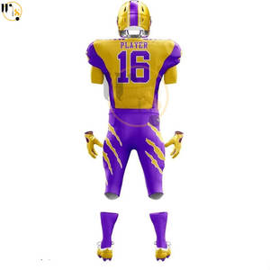 El mejor precio, alta calidad, uniforme de fútbol americano juvenil, conjuntos XL, ropa deportiva con estampado de sublimación transpirable, superventas Plus - Product Image 2