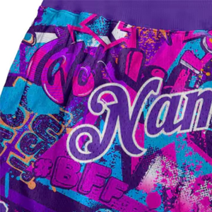 Pantalones cortos de malla transpirable de talla grande para hombre, novedad, pantalones cortos de sublimación de estilo informal con patrón sólido - Product Image 3