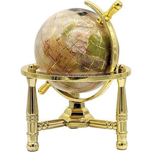 ลูกโลกวินเทจพร้อมขาตั้งดีไซน์คลาสสิกลูกโลกหมุนได้คุณภาพสูงลูกโลกโลหะสำหรับโรงเรียนการศึกษา - Product Image 3