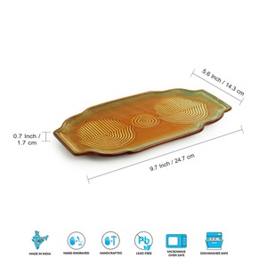 Plato de servicio de cerámica grande de calidad superior para restaurantes o catering y presentación de comida elegante para suministro mundial - Product Image 5