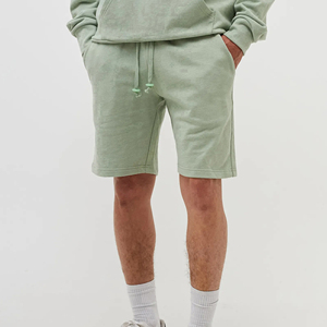 Short 100% coton personnalisé pour hommes Shorts élastiques vierges décontractés respirants à séchage rapide Shorts de course pour hommes Logo personnalisé imprimé - Product Image 3