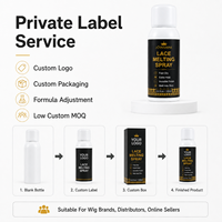 Fabricant de spray fixateur de dentelle à séchage rapide et tenue forte pour marques de perruques et fournisseurs de produits de beauté (Marque Privée)