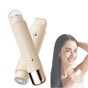 Recortadora Eléctrica Íntima USB para Mujer, Doble Cuchilla para Área del Bikini y Rostro, Afeitadora Corporal Suave para la Piel, Resistente al Agua IPX7 - Product Image 2