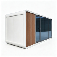 Maisonnette mobile préfabriquée Apple Cabin pour plusieurs applications, y compris supermarché, école, appartement, hôpital