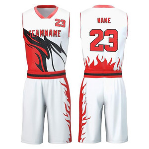Uniforme de Baloncesto Deportivo Ligero, Cómodo y Transpirable, Material de Poliéster, Último Diseño, Color Personalizado, Unisex - Product Image 1