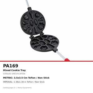 Plaque à pâtisserie Fida pour cuisinière, en téflon, formes variées - Product Image 3