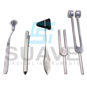 Martillo de percusión para reflejos neurológicos de acero inoxidable, kits de diagnóstico neurológico de SUAVE SURGICAL INSTRUMENTS - Product Image 1