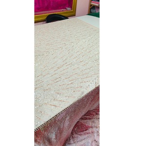 ผ้าลูกไม้ประดับลูกปัดและคริสตัลหรูหราระดับไฮเอนด์สำหรับชุดเจ้าสาวและชุดราตรี - Product Image 1