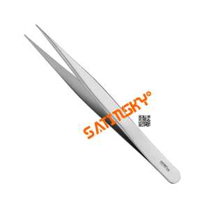 Forceps de bijoutier Fig. Instruments de microchirurgie délicats 3C de 11 cm en acier inoxydable, manuels, marque Satinsky, certifiés CE, garantie 3 ans - Product Image 1