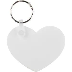 Llavero Ecológico Reciclado con Forma de Corazón, Artículos Promocionales Sostenibles y Mosquetones - Product Image 3