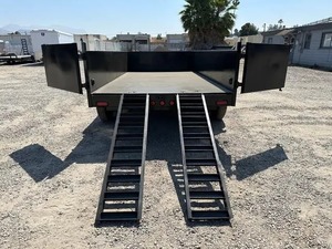 รถพ่วงพื้นเรียบแบบ Heavy Duty ขนาด 40 ฟุต 60 ฟุต รับน้ำหนัก 2-3 ตัน ปรับแต่งขนาดได้ รถพ่วงแบบ Flatbed Container Semi Trailer 3/4/5 เพลา รถพ่วงบรรทุกสินค้าแบบ Premium Utility's Dump Trailer - Product Image 6