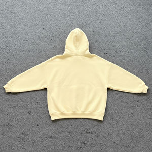 Sudadera con Capucha de Estilo Urbano, Lavado Pesado, Vintage, para Mujer, Talla Grande, con Estampado Lavado al Ácido, Tejido Grueso de Felpa Francesa, Servicio OEM - Product Image 4