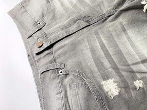 High Quality Casual Vintage Women's Denim <b>Shorts</b> Breathable Quick Dry Windproof Button <b>Decoration</b> Comfortable Fitness Wear 100% - Product Image 4