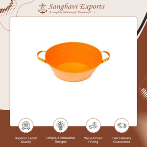 Maceta Ovalada Clásica Vintage de Color Marfil en Oferta, Decoración de Jardín, Recubrimiento en Polvo, Metal Galvanizado, a Bajo Precio - Product Image 5