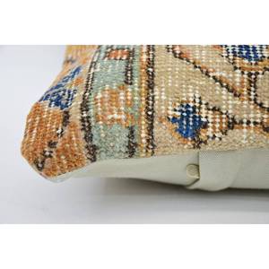 Almohada de retazos Kantha de lana Beige, 12x12 pulgadas, bordado, estampado cuadrado Floral Vintage, tejido para el hogar, sofá, suelo, Navidad - Product Image 4