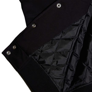 Vestes d'université pour hommes adultes pour l'hiver col montant école collège baseball veste universitaire Letterman avec broderie en chenille - Product Image 4