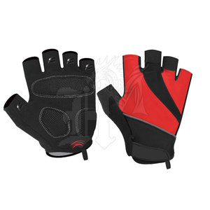 Custom Made Heavy Duty Winter Cycling <b>Gloves</b> Windproof Non-Slip Half Finger Unisex for Wholesale - Product Image 3