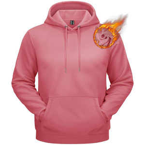 Sweat à capuche pour homme en polyester recyclé écologique 300 GSM imprimé personnalisé brodé 100% coton quantité minimale de commande bas hiver durable - Product Image 1