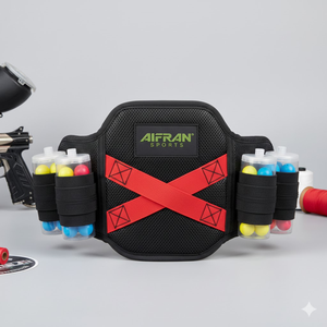 Harnais de paintball AIFRAN SPORTS Elite - Ceinture tactique Pro 4+5 avec rembourrage lombaire ergonomique et sangles d'éjection haute tension - Product Image 1