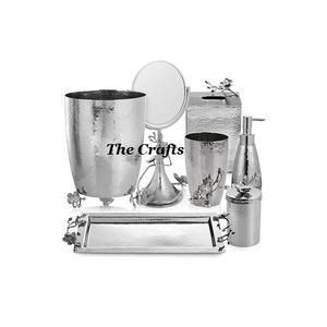 Juego de Baño de Acero Inoxidable Color Plata con Calidad Superior para Uso en Baños de Hogar y Hotel - Product Image 1