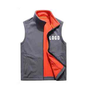 Gilet en molleton sans manches personnalisé pour hommes Broderie de logo personnalisé pour les activités de plein air en hiver-Camping travail ou uniformes - Product Image 1