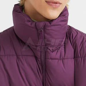 Chaqueta de Invierno Acolchada Unisex de Talla Grande, Diseño Delgado, Transpirable, de Nailon/Poliéster, con Capucha, Estilo Urbano - Product Image 4