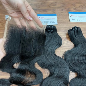 Cabello de trama de onda de cuerpo virgen Ideal para peinados completos y fluidos - Product Image 6