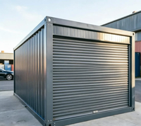 Petite maison conteneur préfabriquée chinoise en panneaux sandwich, utilisable comme garage, atelier, entrepôt, bureau, chambre ou bureau à domicile
