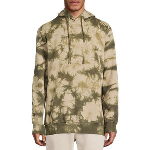 Meilleur design léger 100% coton polaire à capuche Tie Dye Pullover chaud et doux pour une utilisation en salle de sport pour l'automne - Product Image 3