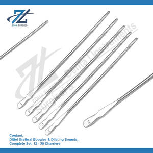 Dilatador de sonidos uretrales Dittel 10 Charr instrumentos quirúrgicos básicos 25cm dilatador Dittel Acero inoxidable fabricado Pakistán - Product Image 2