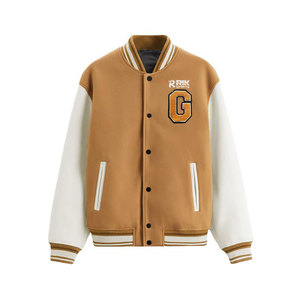 Baseball Lettermen Jacket College Style Warm Jacket Comfortable Fit Soft Fabric Daily Letterman Winter Jacket - Product Image 1