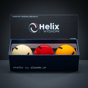 Bolas de Billar Diamond - Carom Helix Vision Black, Juego de 3 Cojines, 61.5mm |   Balón Oficial de la PBA |   Hecho en Corea |   Resina Fenólica - Product Image 1