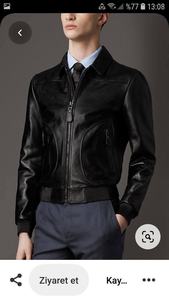 Vestes en cuir véritable de haute qualité: une durabilité de base de mode classique élégance élégante intemporelle mode mat brillant - Product Image 3