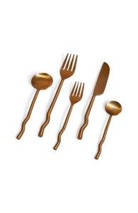 Magnifique ensemble de couverts en acier inoxydable pièce maîtresse adaptée aux dîners de famille, aux anniversaires, aux mariages et aux célébrations culturelles - Product Image 4