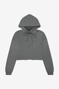 Sweat-shirt à capuche en molleton uni brodé pour femme, longueur standard, décontracté, mode, vente directe d'usine, prix raisonnable - Product Image 3