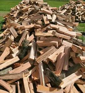 Leños de Madera Dura de Pino y Roble, Apilados y Cortados, para Uso en Interiores, Calefacción del Hogar, Camping y Cocina - Product Image 2