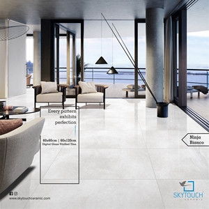 Skytouch Cerámica 24X48 Pulgadas Azulejos de porcelana esmaltada de alta calidad Aspecto moderno Mármol Baño Pisos Interior - Product Image 6